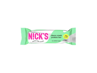 Baltyminis batonėlis su sūriais kukurūzų rutuliukais NICK'S, 50g