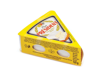 Sūris BRIE PRESIDENT, 32% rieb., 125g