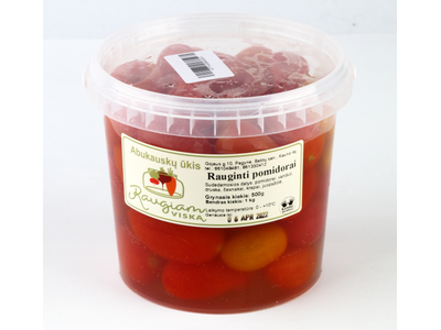 Rauginti vyšniniai pomidorai RAUGIAM VISKĄ,  500 g