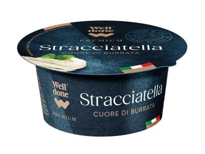 Sūris STRACCIATELLA WELL DONE PREMIUM, 50 % rieb. s. m., 150 g