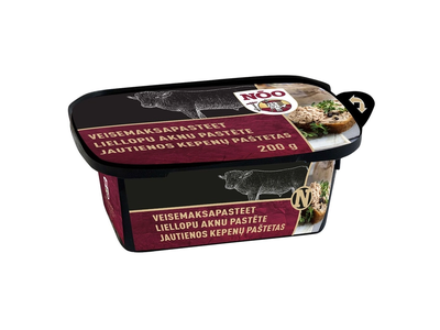 Jautienos kepenėlių paštetas pirma rūšis NOO, 200 g