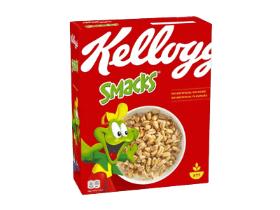 Dribsniai SMACKS KELLOGG'S, 330 g, 330 g