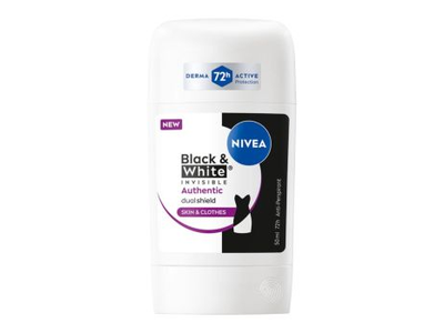 NIVEA BLACK & WHITE INVISIBLE AUTHENTIC pieštukinis dezodorantas antiperspirantas, 50 ml