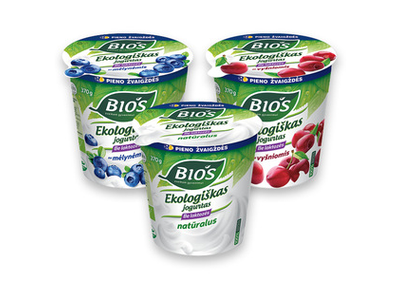 Ekologiškas jogurtas BIOS (3 rūš.), 370 g