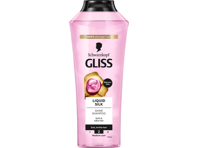 Plaukų šampūnas GLISS LIQUID SILK, 400 ml