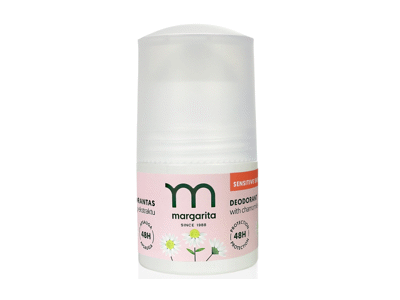 MARGARITA SENSITIVE SKIN Dezodorantas nuo blogo kvapo su ramunėlių ekstraktu 50ml