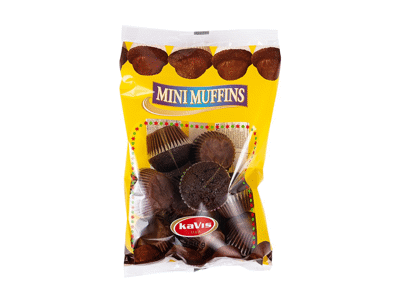 Maži kakaviniai keksiukai MINI MUFFINS, 250 g