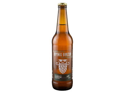 Alus APYNIO BARZDA, su kanapėmis, nefiltruotas, 5,6%, 0,5 l, butelis, D