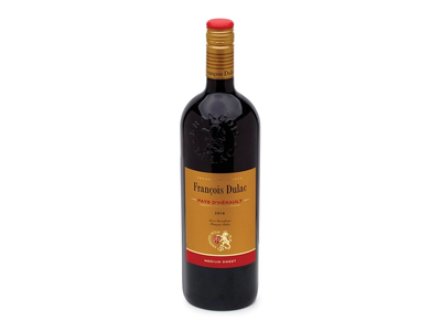 Raudonasis pusiau saldus vynas FRANCOIS DULAC 12%, 1 l