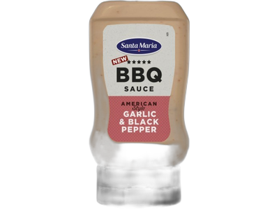 BBQ padažas SANTA MARIA Garlic & Black Pepper, 280g
