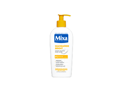 MIXA, NIACINAMIDE BRIGHT skaistinantis kūno losjonas, 250ml.