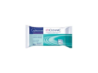 Universalios drėgnos servetėlės CLEANIC Anti Septic, 15 vnt.