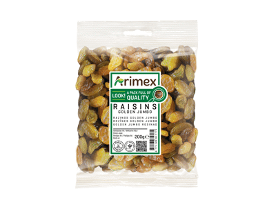 Didžiosios auksinės razinos JUMBO GOLDEN ARIMEX, 200 g