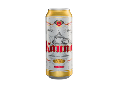 KAUNO šviesusis alus skardinėje, 5 %, 500 ml