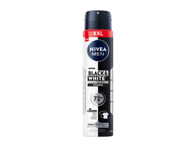 NIVEA Purškiamasis dezodorantas BLACK&WHITE POWER vyrams, 250 ml