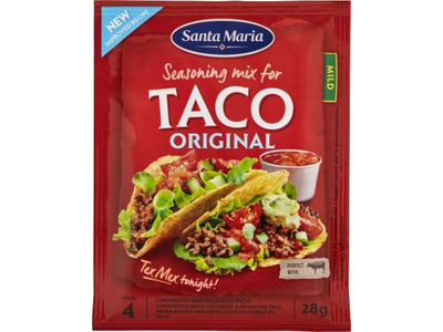 Prieskonių mišinys SANTA MARIA Taco, 28 g