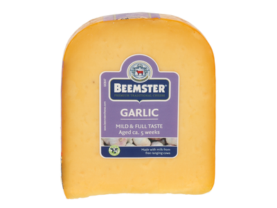 Puskietis sūris BEEMSTER, su česnaku, brandintas 5 savaites, 50% RSM, 250 g