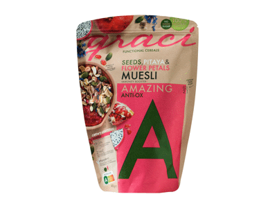Funkciniai dribsniai GRACI AMAZING su antioksidantais, 400 g