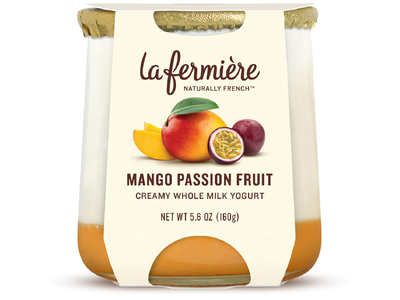Jogurtas LA FERMIER, su mangu ir pasifloru, 2x140 g