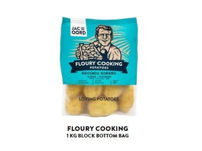 Bulvės Jack VAN DEN OORD, kepimui, 1kg, I kl.