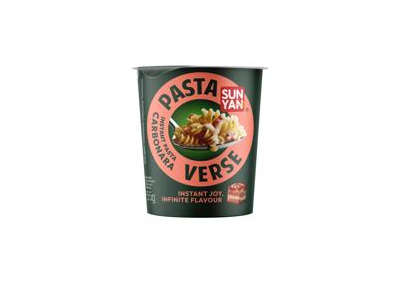 Greitai paruošiami makaronai SUN YAN PASTA VERSE CARBONARA, 55 g