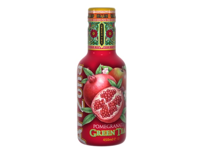 Žaliosios arbatos gėrimas ARIZONA, granatų skonio, 450ml PET