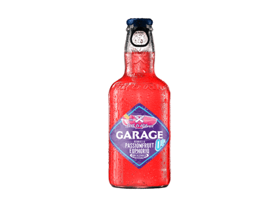 Nealkoholinis alaus kokteilis uogų ir pasiflorų skonio Garage EUPHORIQ 0.0%, 275 ml