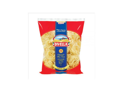 Makaronų lizdeliai DIVELLA TAGLIOLINI Nr. 92, 500 g