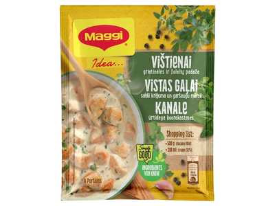Ruošinys MAGGI IDEA vištienai (grietinėlės ir žolelių padaže, 30 g