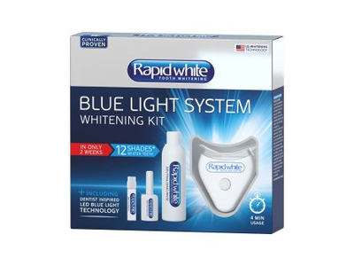 RAPID WHITE BLUE LIGHT SYSTEM dantų priežiūros rinkinys