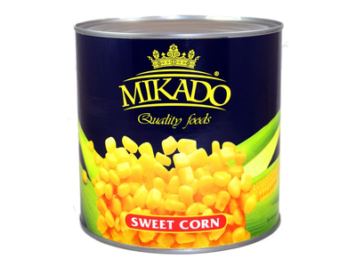 Konservuoti kukurūzai MIKADO, saldūs, 2250 g/ 1850 g