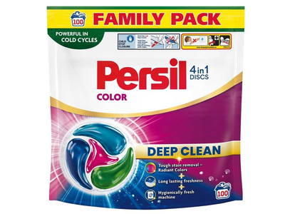 Skalbimo kapsulės PERSIL DISCS Color, 100 vnt