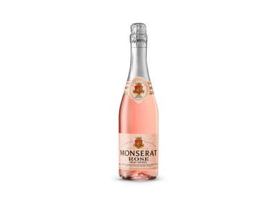 Gaz. aromatizuotas pusiau saldus vyno gėrimas MONSERAT ROSE, 750 ml