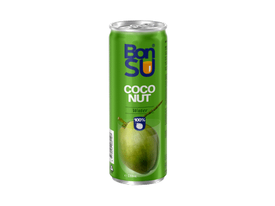 Kokosų vanduo BONSU (100 %), 330 ml