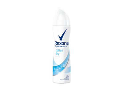 Moteriškas purškiamasis dezodorantas REXONA COTTON, 150 ml