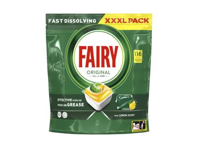 Automatinių indaplovių kapsulės FAIRY Ain1 Lemon, 116vnt