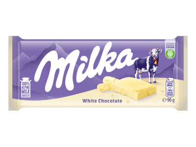Baltasis šokoladas MILKA, 90 g