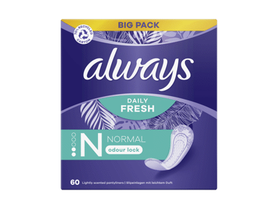 Higieniniai įklotai ALWAYS Normal, Odour Lock, 60 vnt.