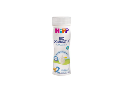 Ekologiškas tolesnio maitinimo kūdikių pieno mišinys (paruoštas vartoti) nuo 6 mėn. BIO HIPP 2 Combiotik, 200 ml
