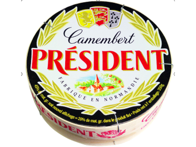 Pelėsinis sūris PRESIDENT, Camembert de Normandie, 250 g