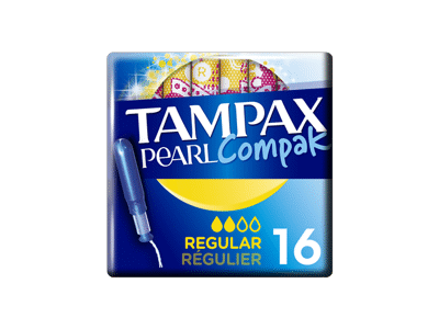 Tamponai TAMPAX Compak Pearl, Regular, 16 vnt.