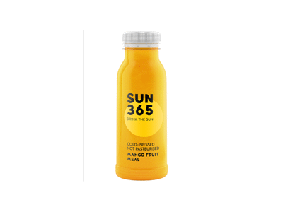 Nepasterizuotas mangų glotnutis SUN 365, 250 ml
