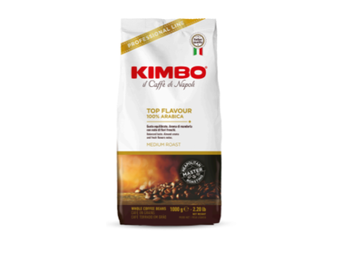 Kavos pupelės KIMBO Top Flavour, 1kg