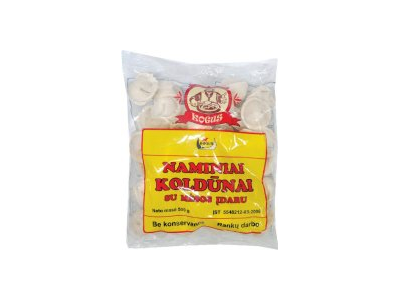 NAMINIAI koldūnai, su mėsa, 500 g