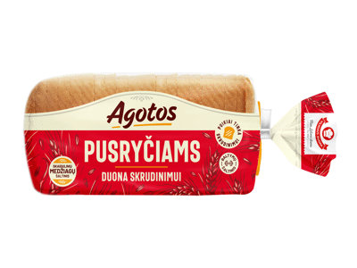 AGOTOS PUSRYČIAMS duona, skirta skrudinti, 450 g
