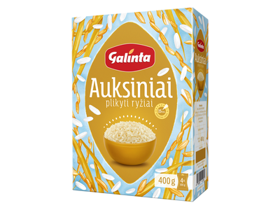 Ryžiai GALINTA Auksiniai, 4 x 100 g