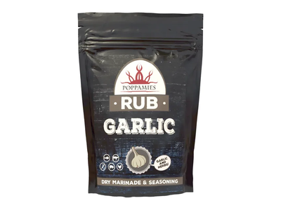Prieskonių mišinys POPPAMIES GARLIC RUB, 200 g