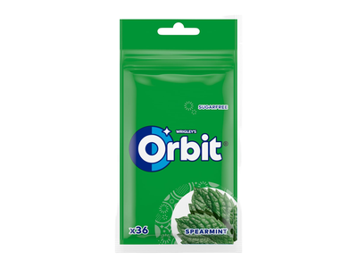 Kramtomoji guma ORBIT SPEARMINT, 50 g
