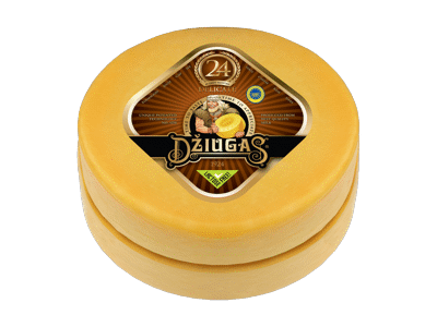 Kietasis sūris DŽIUGAS DELICATE, 24 mėn., 40 % rieb.s.m., 1 kg