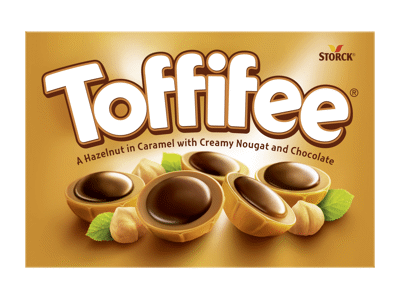 Karameliniai saldainiai TOFFIFEE su lazdynų riešutų kremu, 200 g